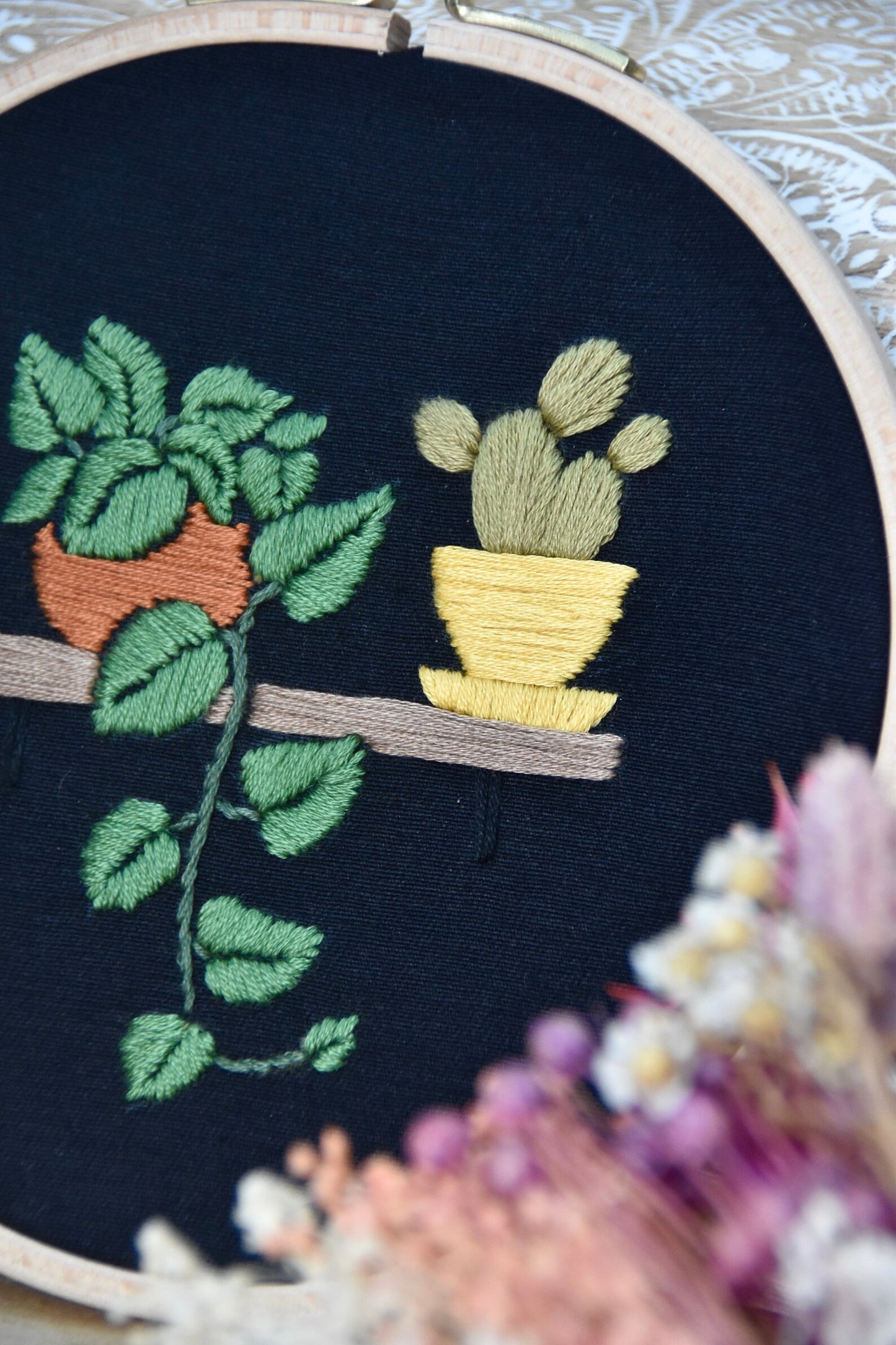 Broderie décorative Plantes Addict