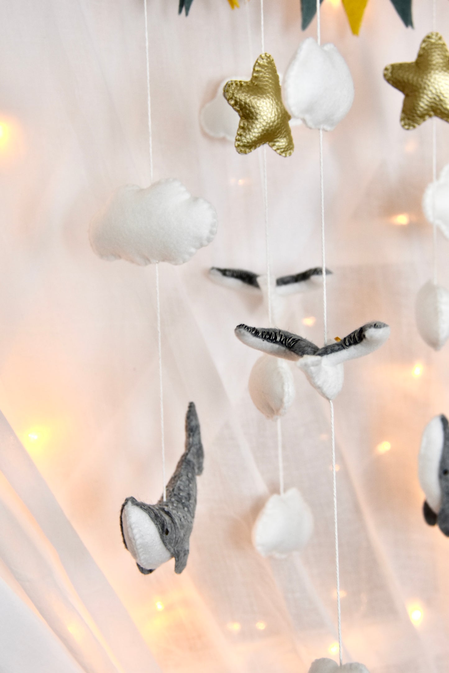 Mobile pour bébé Le chant des baleine