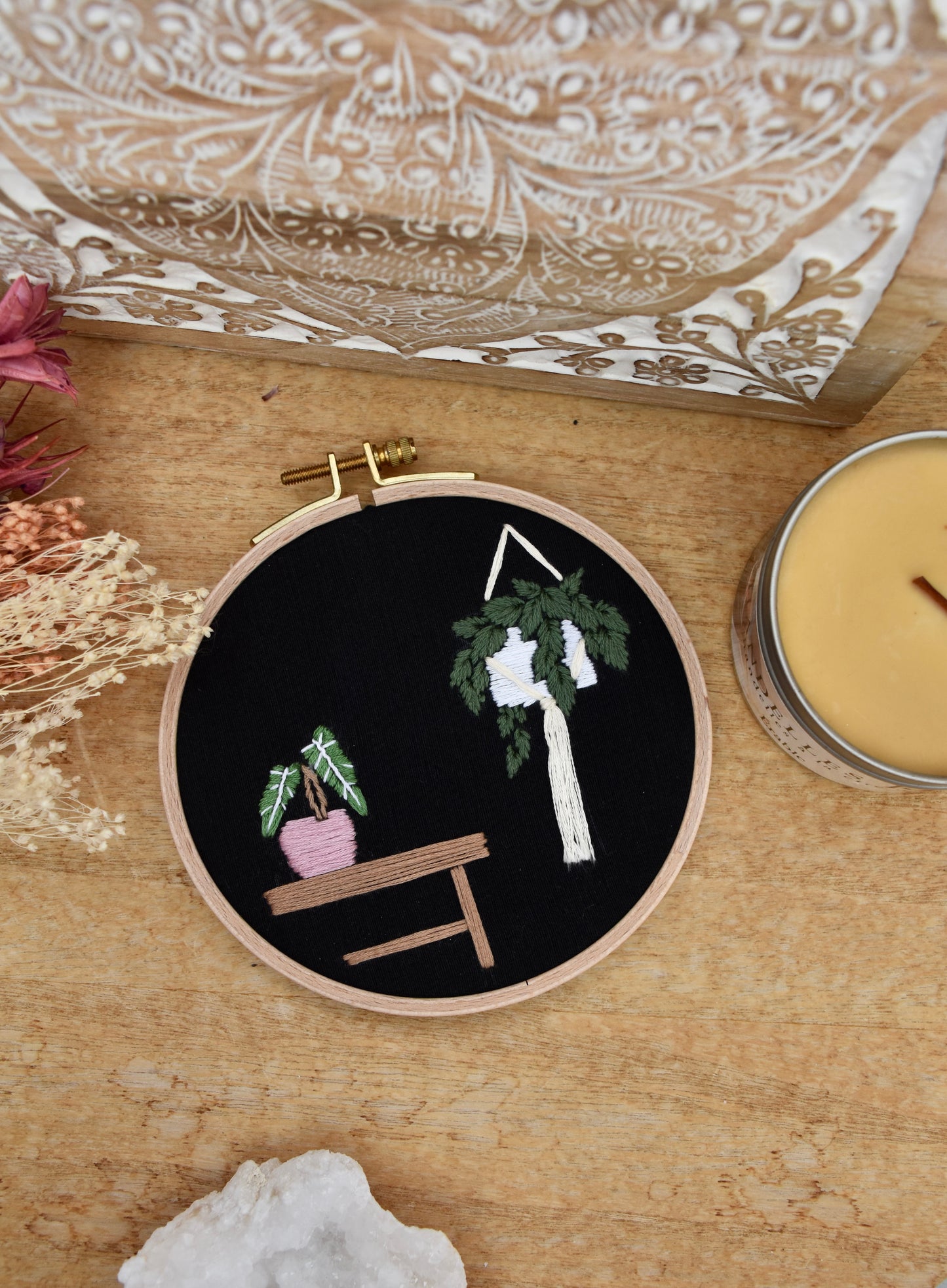 Broderie décorative Plantes Addict
