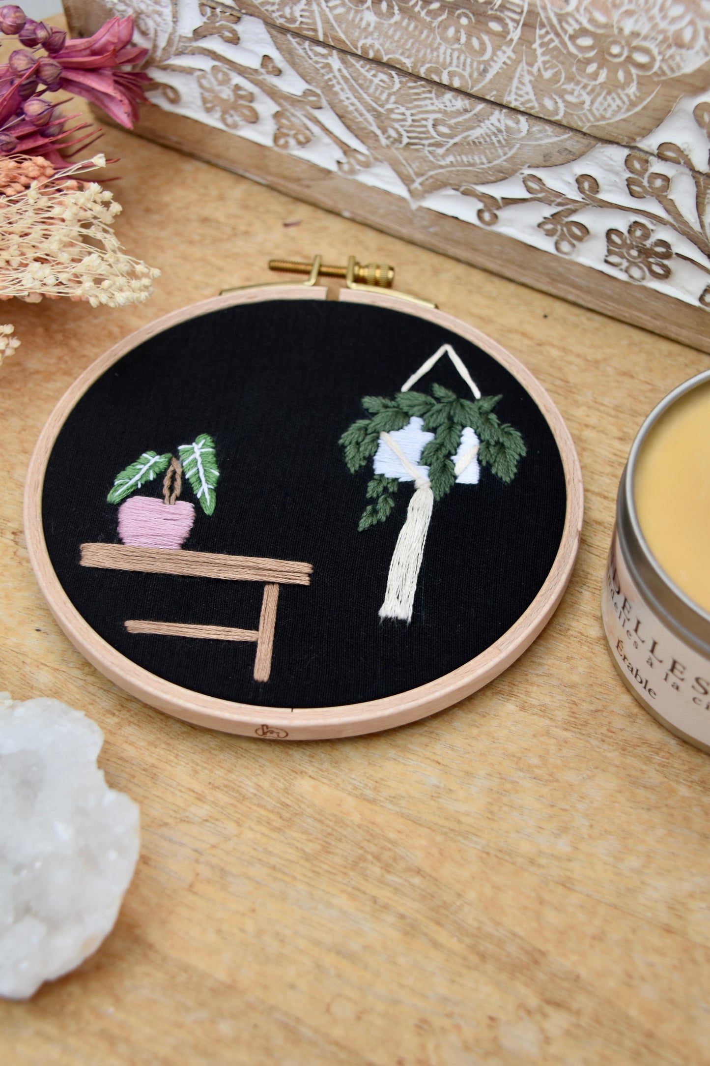 Broderie décorative Plantes Addict