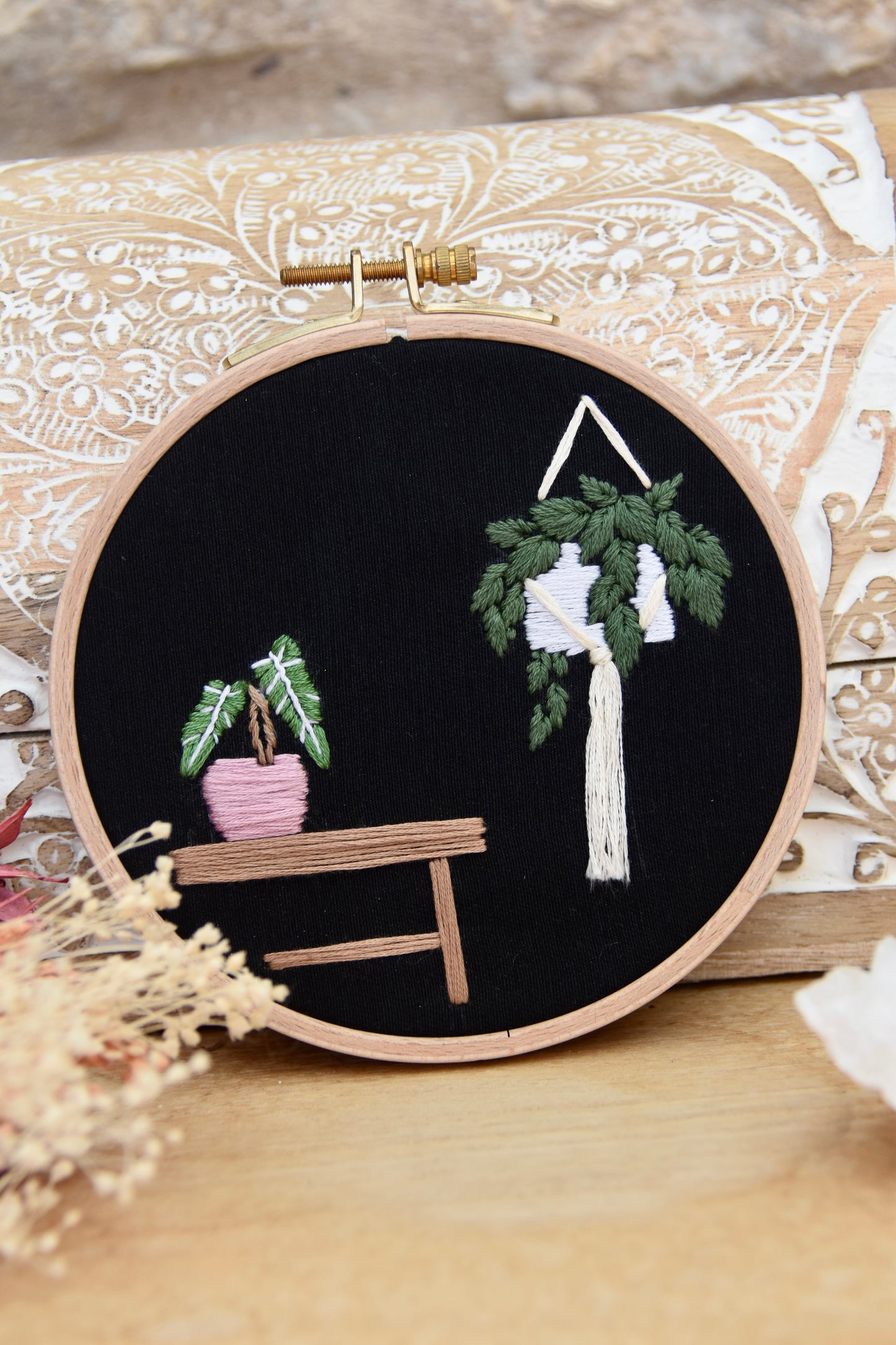 Broderie décorative Plantes Addict