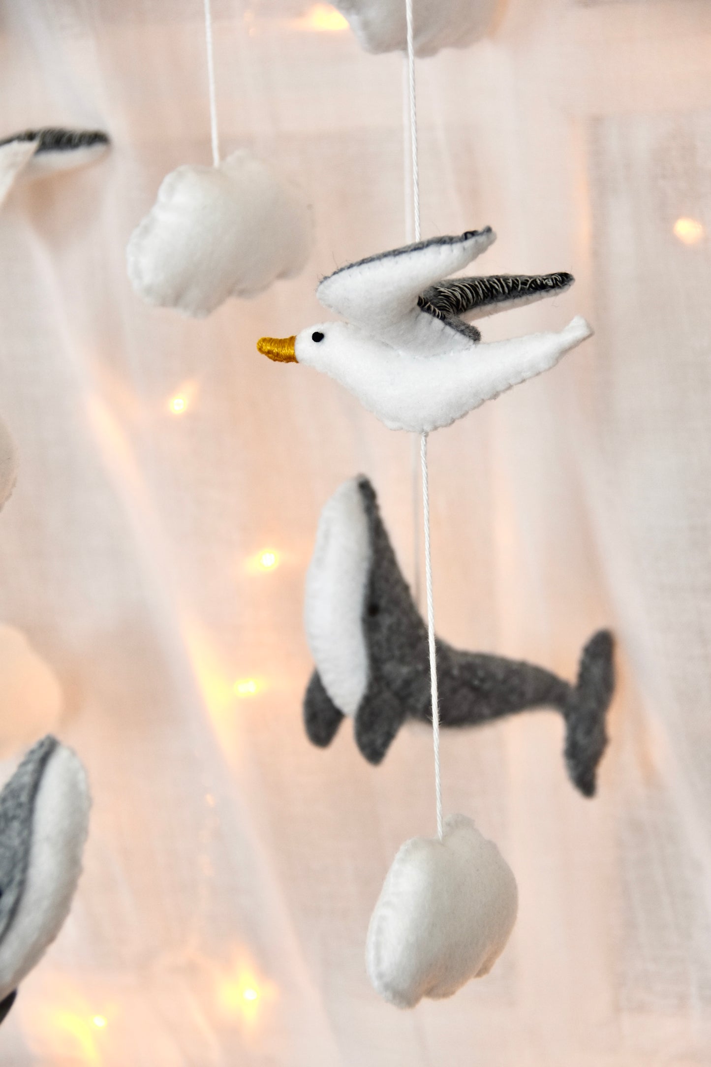 Mobile pour bébé Le chant des baleine